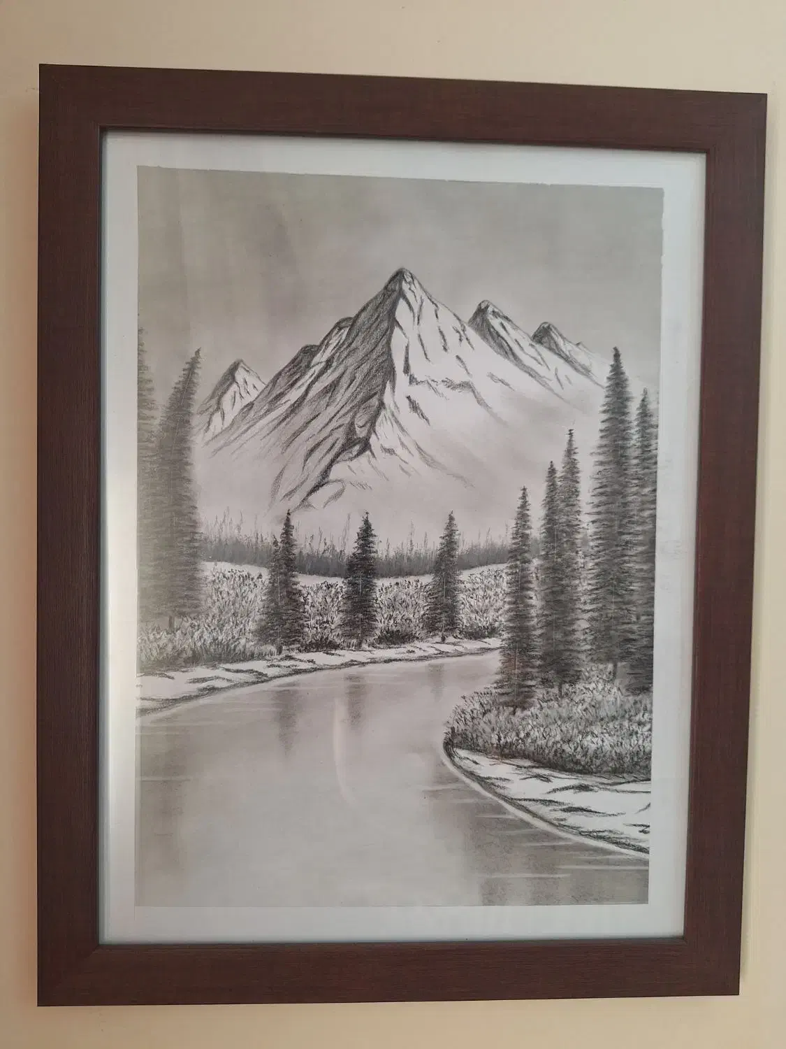 نقاشی سیاه قلم|تابلو، نقاشی، عکس|تهران, زرکش|دیوار