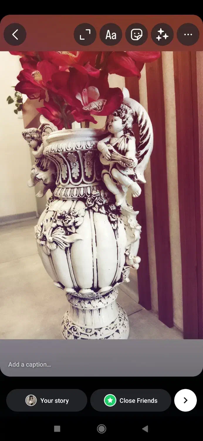 گلدان به همراه گل مصنوعی|گل مصنوعی|تهران, نارمک|دیوار