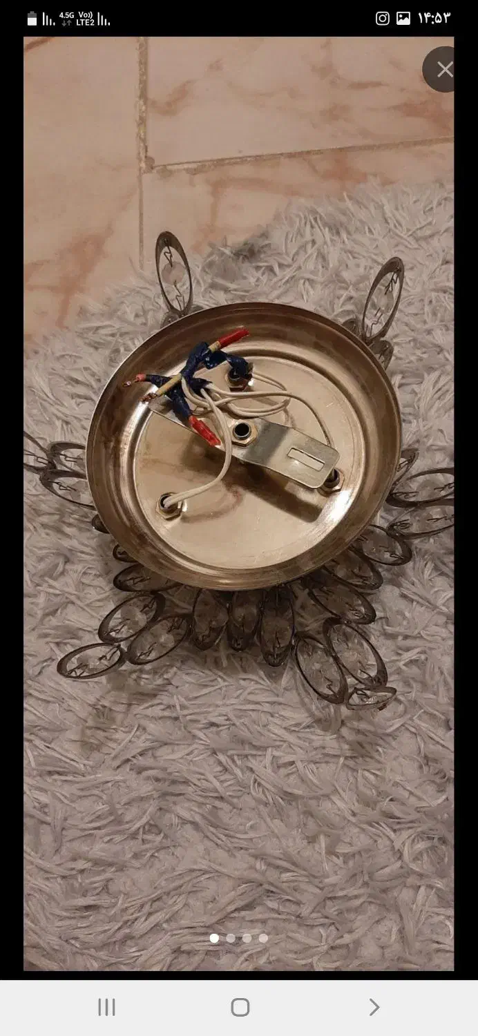 دیوار کوب ۴شعله|لوستر و چراغ آویز|فردیس, شهرک ناز|دیوار