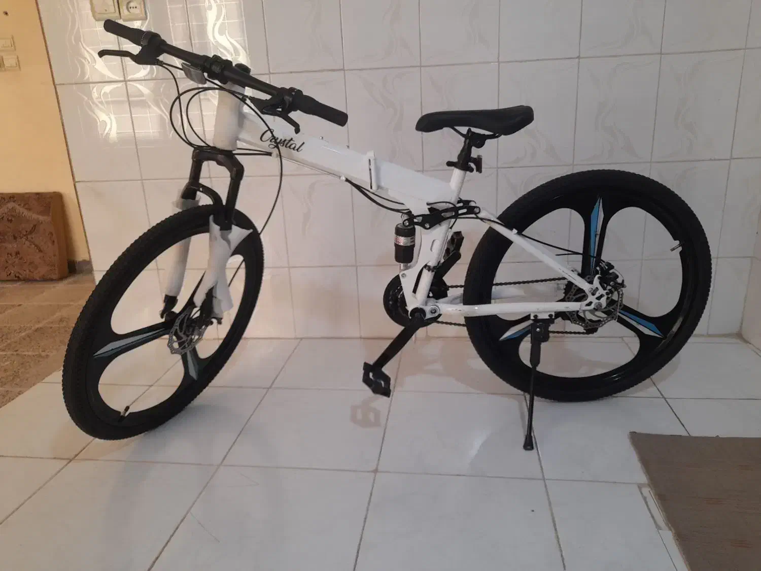 دوچرخه ۲۶ تاشو کریستال ۲۱ دنده|دوچرخه، اسکیت، اسکوتر|مهران (ایلام), |دیوار