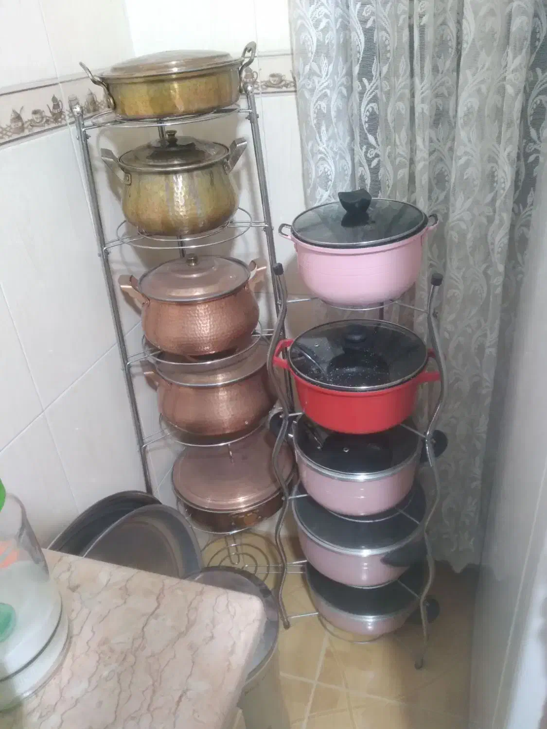 استند قابلمه|آب‌چکان و نظم‌دهنده ظروف|سبزوار, ایزی شهر|دیوار