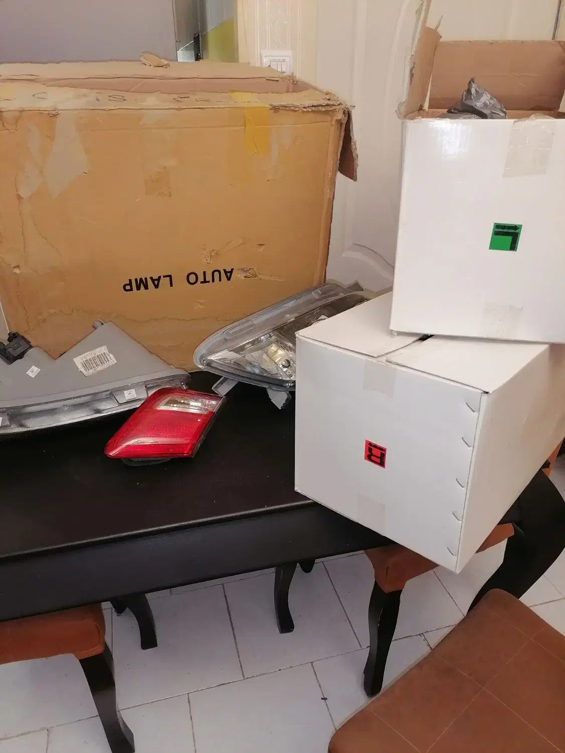 جفت چراغ جلو تویوتا آکبند|قطعات یدکی و لوازم جانبی|مشکین‌دشت, |دیوار