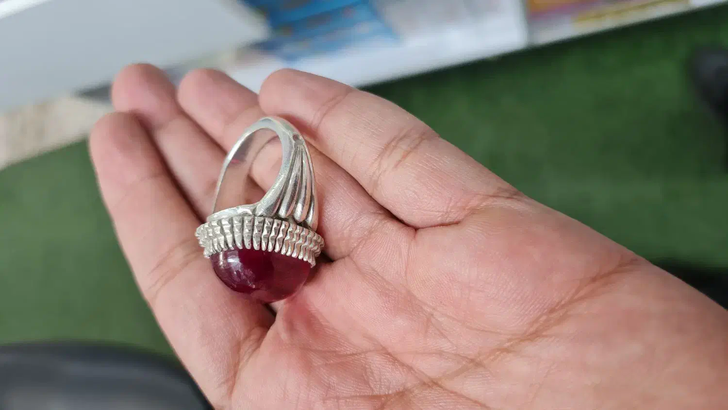 انگشتر یاقوت گرمی ۱۵۰هزار|جواهرات|یزد, |دیوار