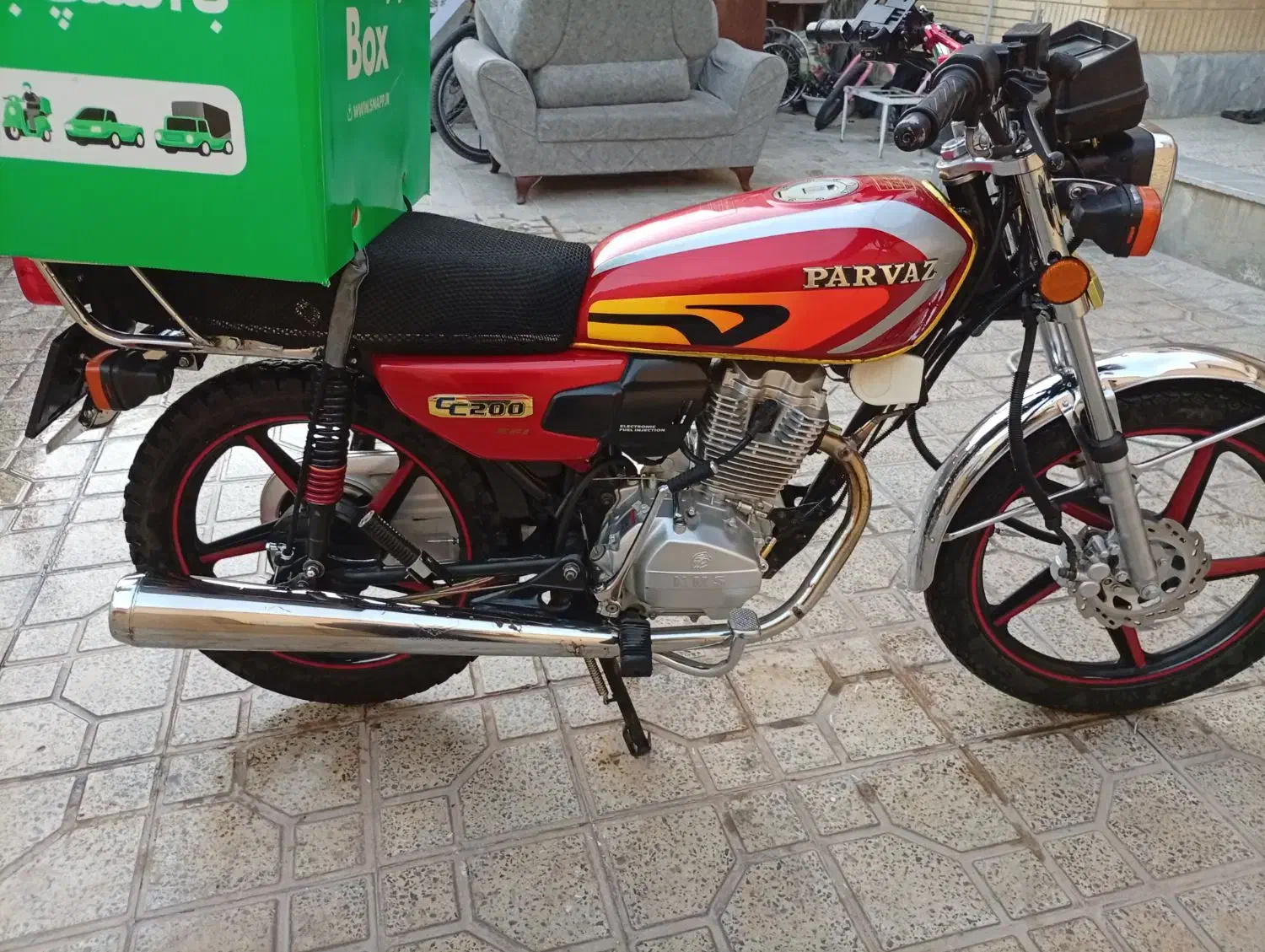 موتور ۲۰۰پرواز|موتورسیکلت|شاهین‌شهر, شهرک گلدیس|دیوار