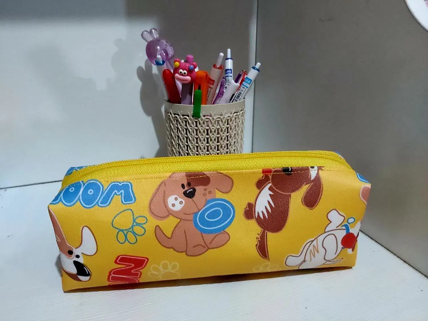 کیف و جا مدادی چرم طرح دار فانتزی|کیف، کفش، کمربند|مرودشت, تامین اجتماعی‎|دیوار