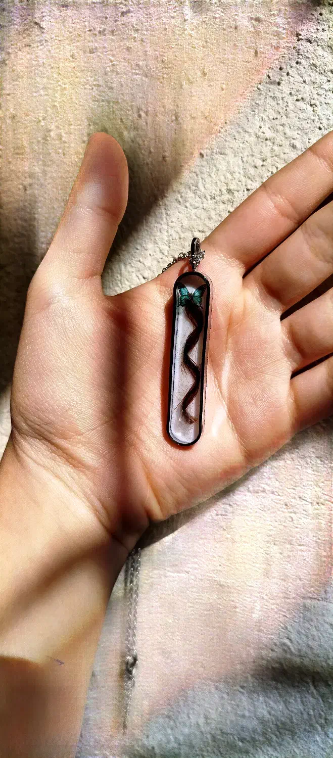 گردنبند رزینی موی یار|بدلیجات|نسیمشهر, |دیوار