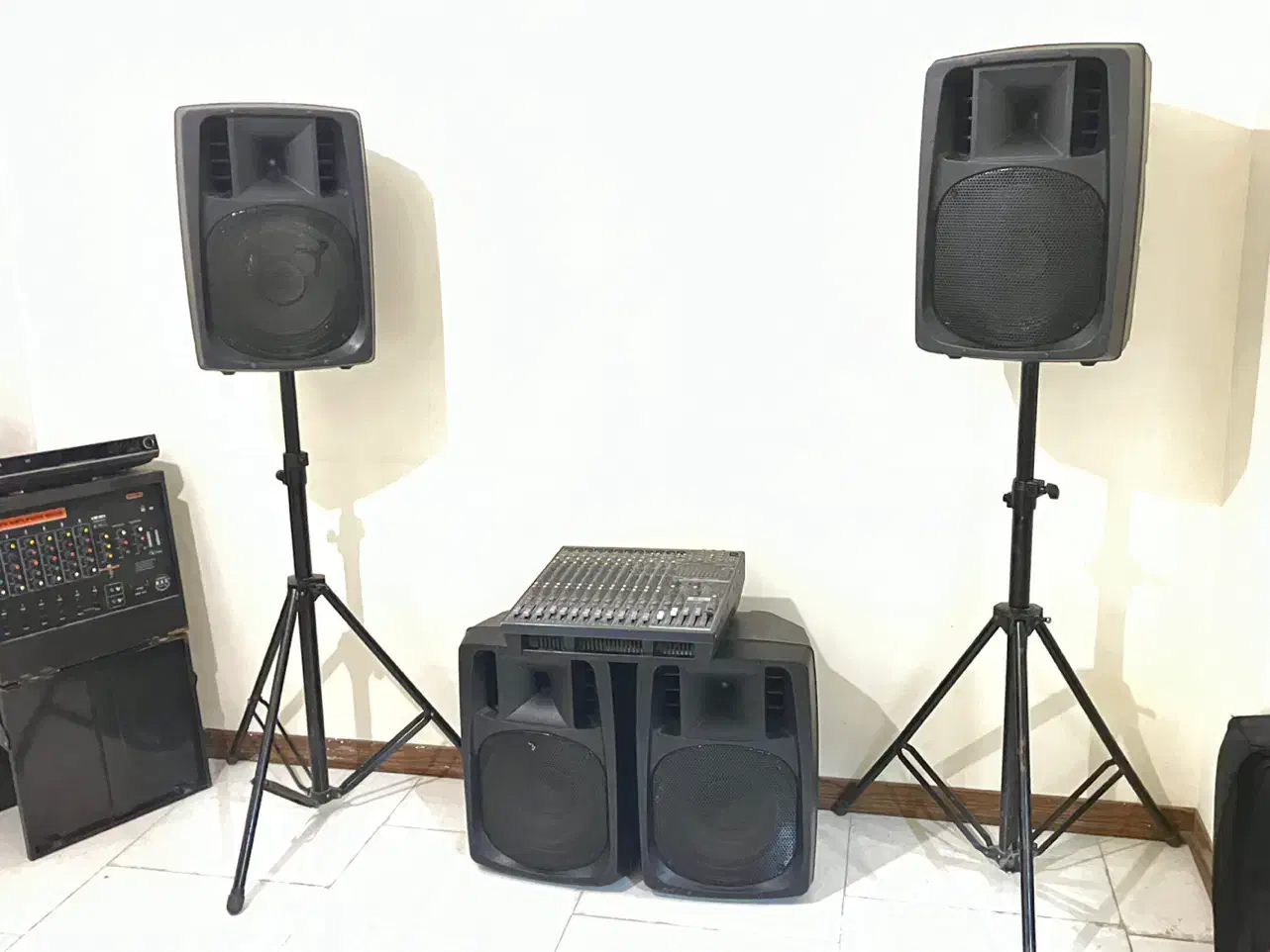 سیستم صوتی پاور میکسر باند متعلقات|سیستم صوتی خانگی|فردیس, شهرک ارم|دیوار