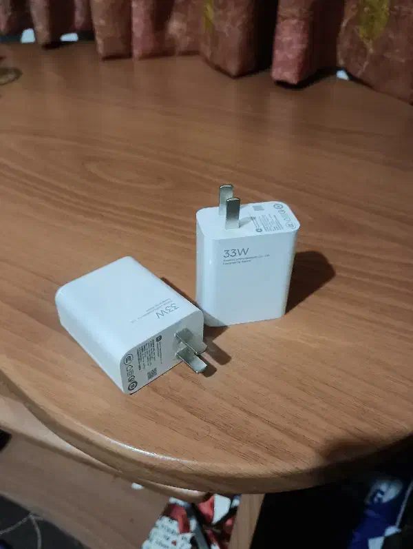 فروش دو عدد شارژر ۳۳ وات شیاومی (نو) قیمت خرید|لوازم جانبی موبایل و تبلت|رشت, کاکتوس|دیوار