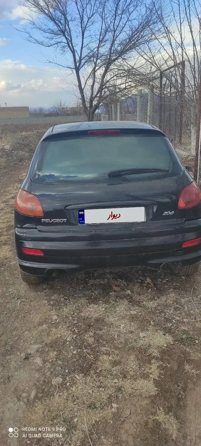 پژو 206 تیپ 2مدل 82|خودرو سواری و وانت|مرند, |دیوار