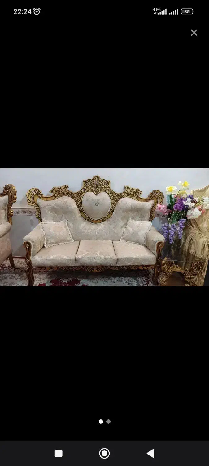 مبل سلطنتی ۷ نفره|مبلمان خانگی و میز عسلی|مرند, |دیوار