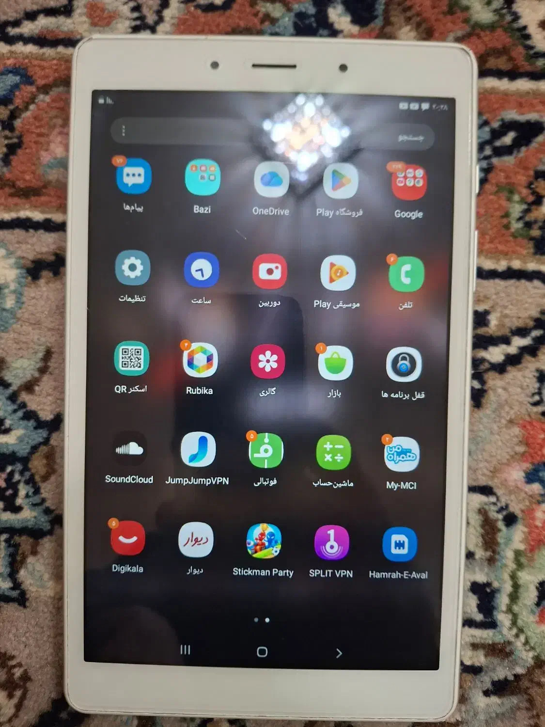 تبلت سامسونگ|تبلت|میانه, |دیوار