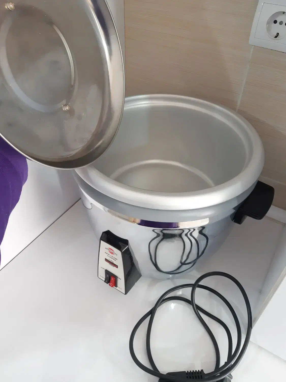 پلوپز و آرام پز استیل پارس خزر ۱۲ نفره مدل ۲۷۱|اجاق گاز و لوازم برقی پخت‌وپز|جلفا, |دیوار