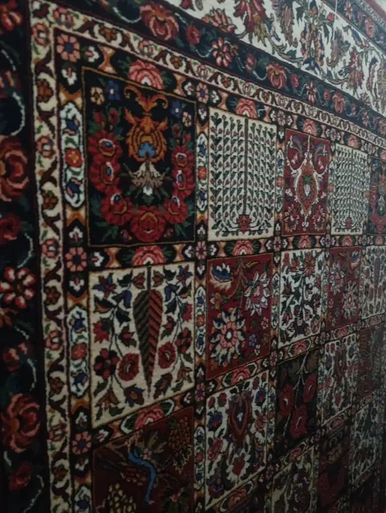 قالی دست بافت شهرکردی|فرش|لنجان, |دیوار