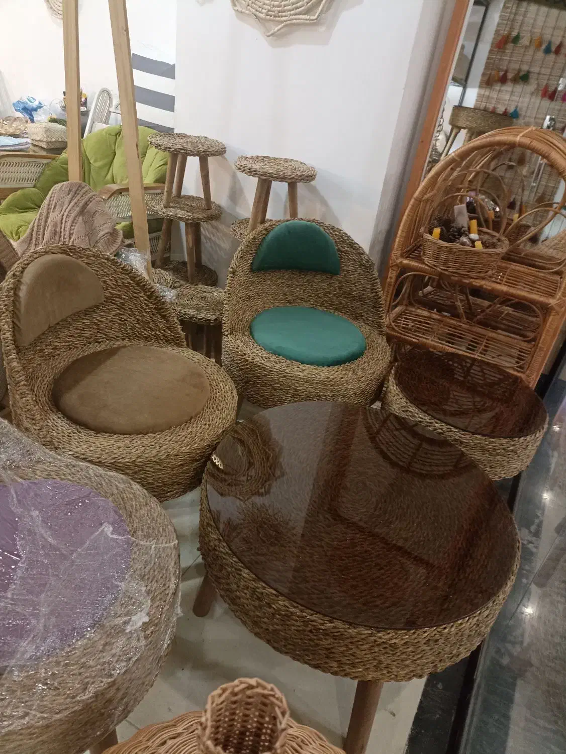 میز و صندلی حصیری|میز و صندلی غذاخوری|گرگان, |دیوار