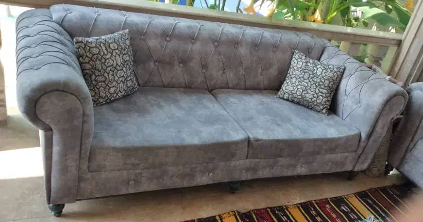 مبل راحتی دوتا کاناپه ۳ نفره|مبلمان خانگی و میز عسلی|رشت, بلوار گیلان|دیوار