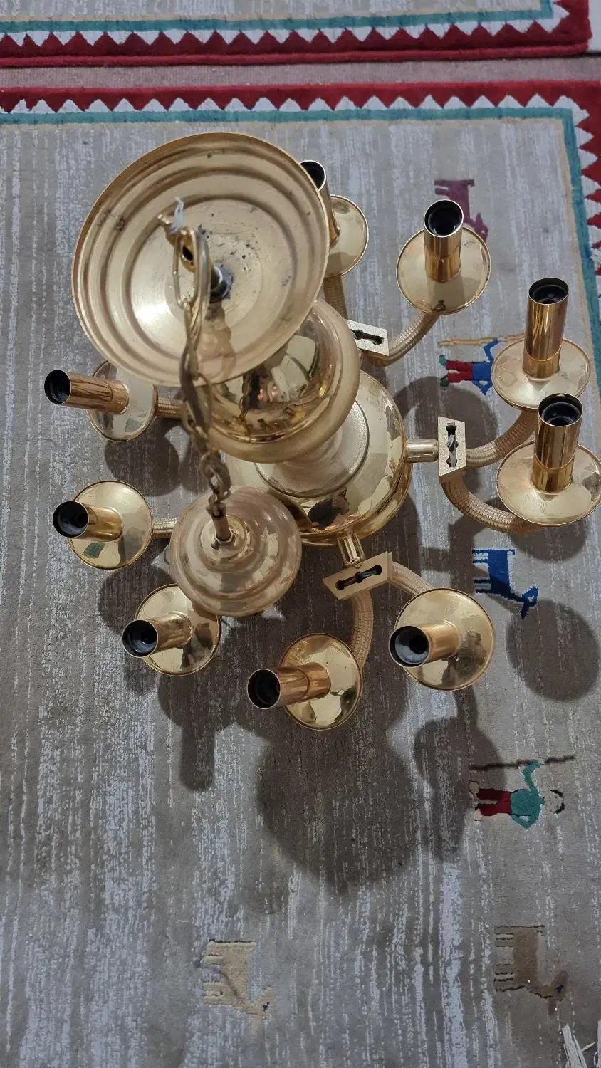 لوستر|لوستر و چراغ آویز|شیراز, فلکه گاز|دیوار