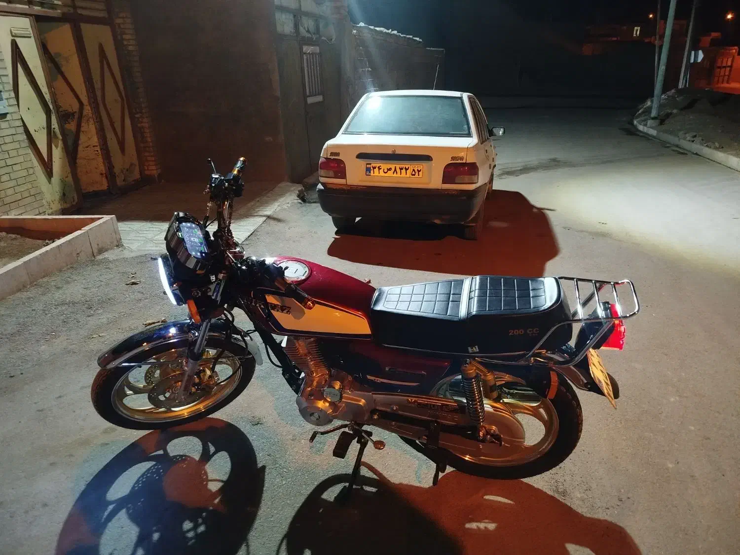 موتور هوندا 200 مدل 404 نیک تاز|موتورسیکلت|قائن, |دیوار