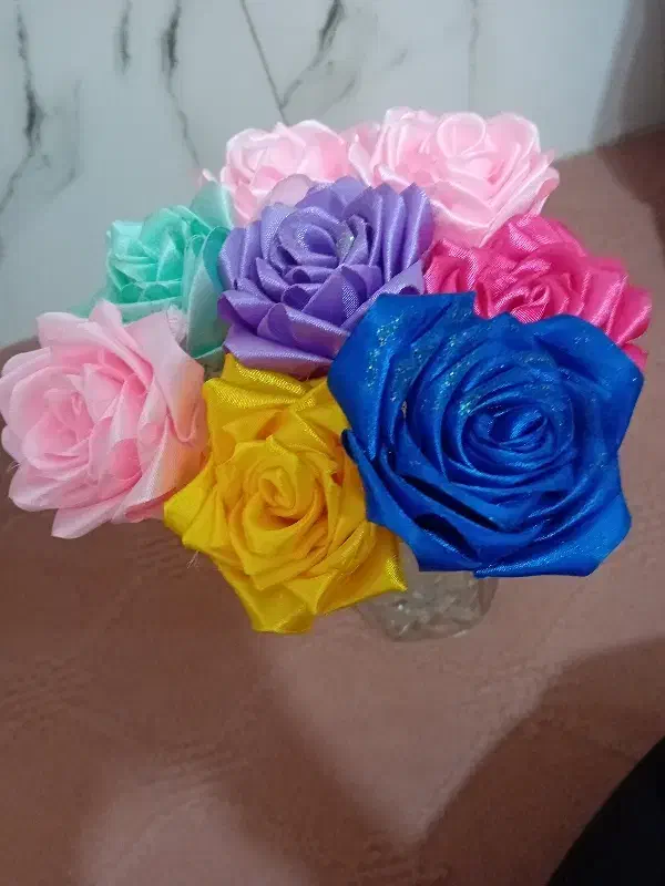 گل روبانی|گل مصنوعی|قم, شهرک امام حسن|دیوار