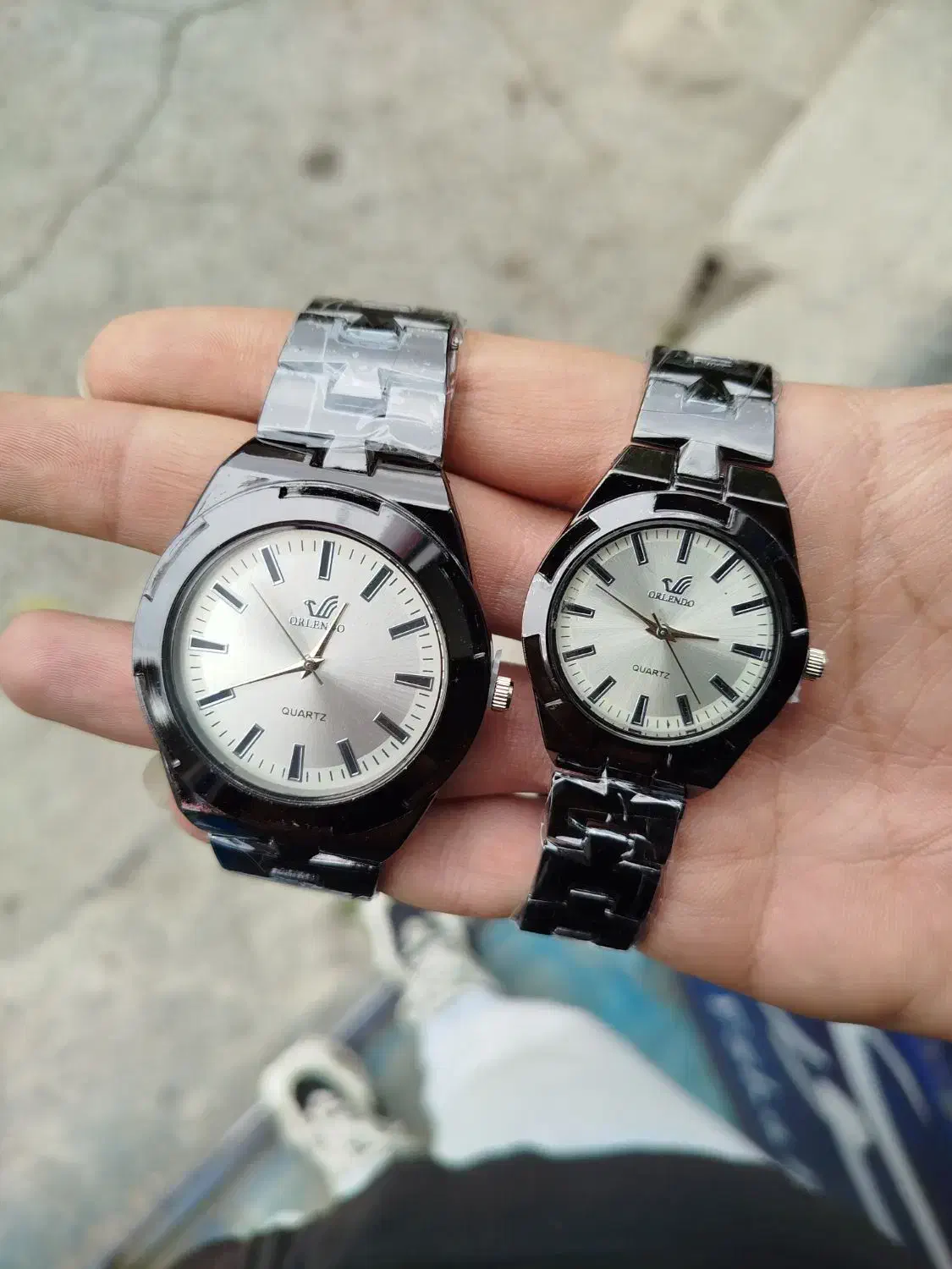 ساعت استیل مناسب هدیه روز مرد|ساعت|دورود, |دیوار