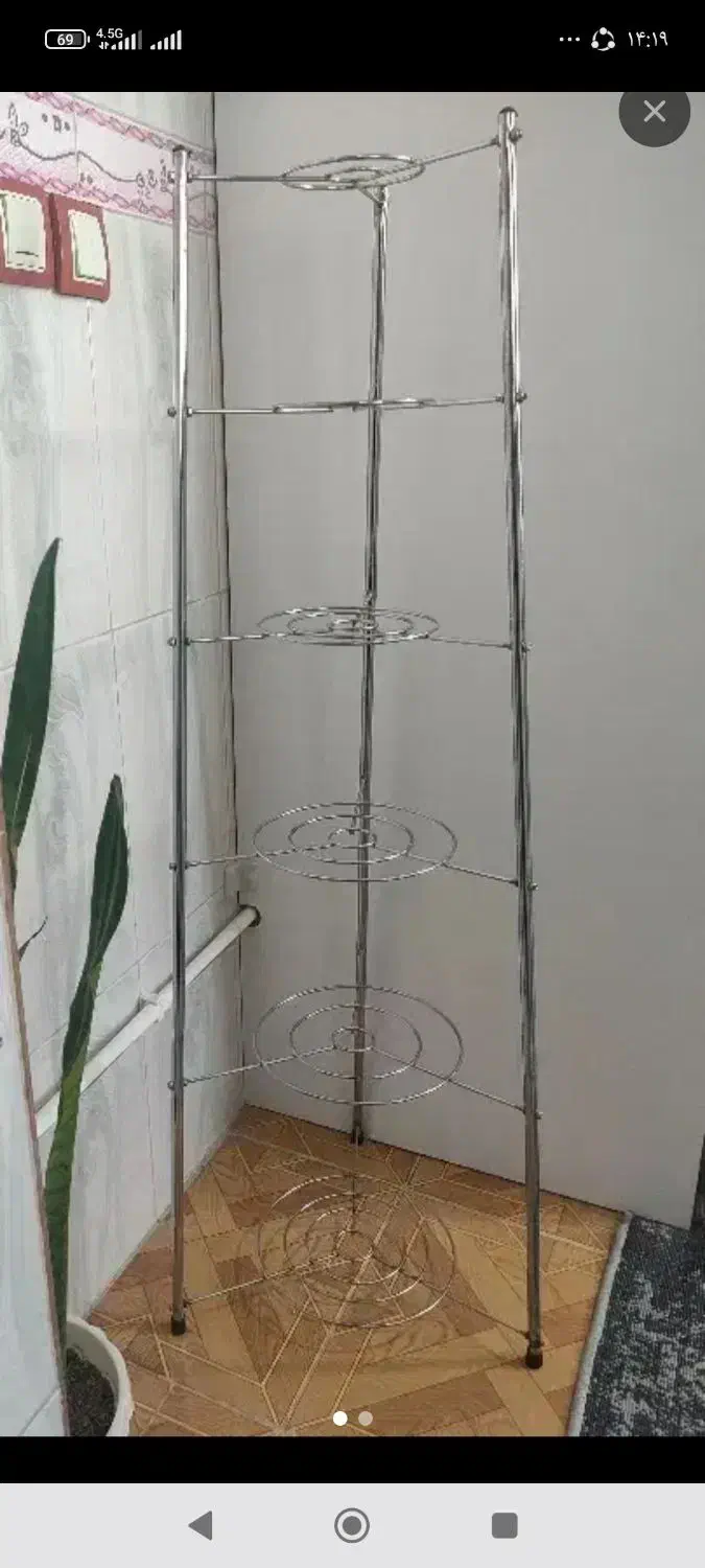 استندقابلمه|آبچکان و نظمدهنده ظروف|اردبیل, |دیوار