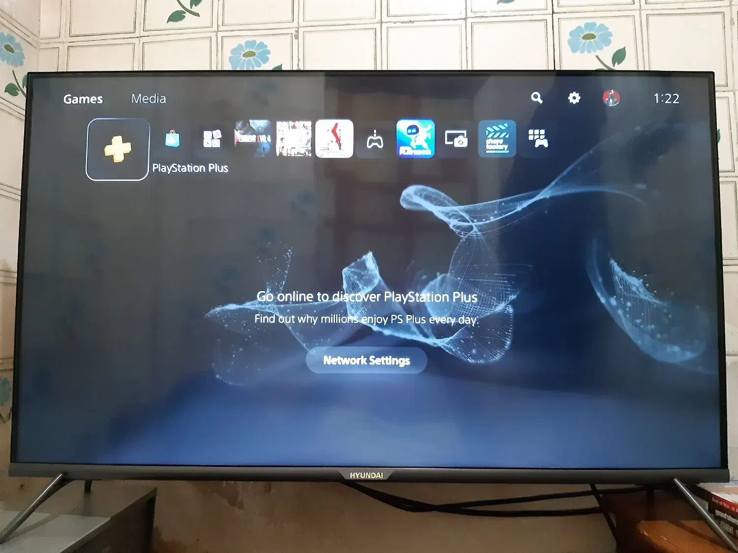 تلویزیون هیوندای 43 اینچ|تلویزیون و پروژکتور|تبریز, |دیوار