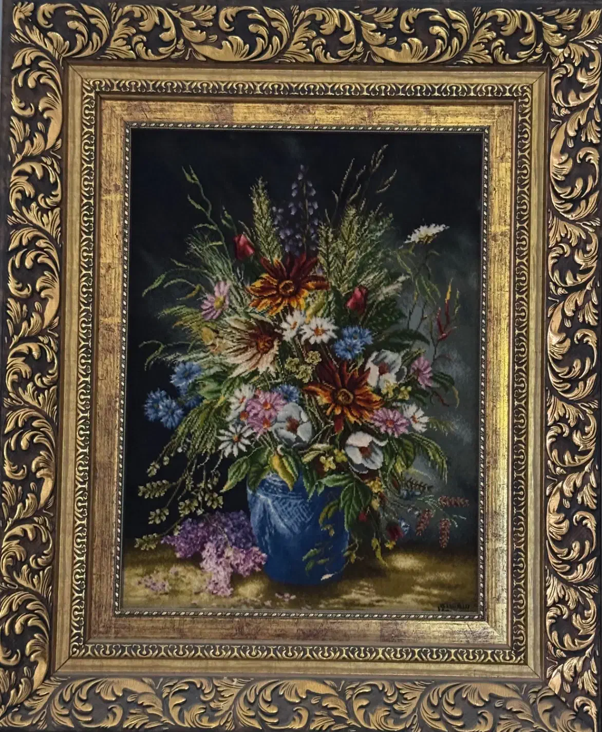 تابلو فرش دستی ایریشم|تابلو فرش|یزد, |دیوار