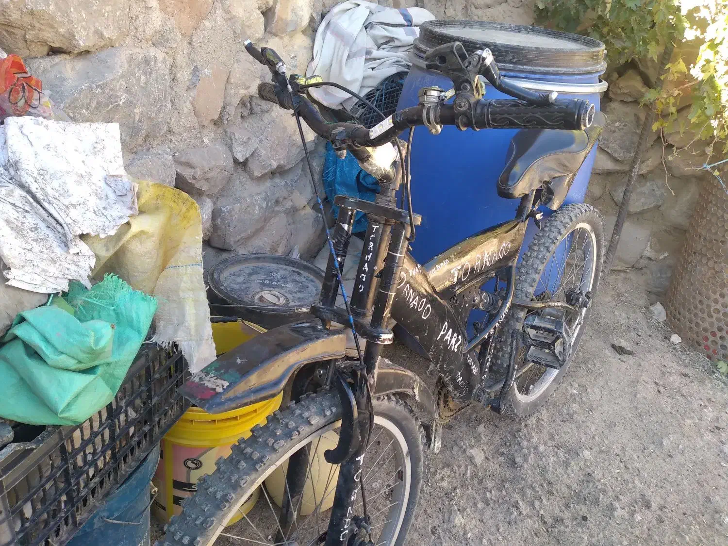 دوچرخه ۲۴ تمام فنر|دوچرخه، اسکیت، اسکوتر|پاپی, |دیوار