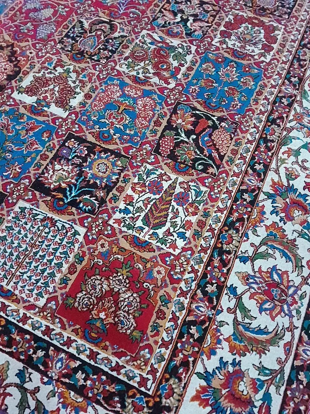 قالی خشتی شیک ۱۲ متری|فرش|فولادشهر, مسکن مهر فولادشهر|دیوار