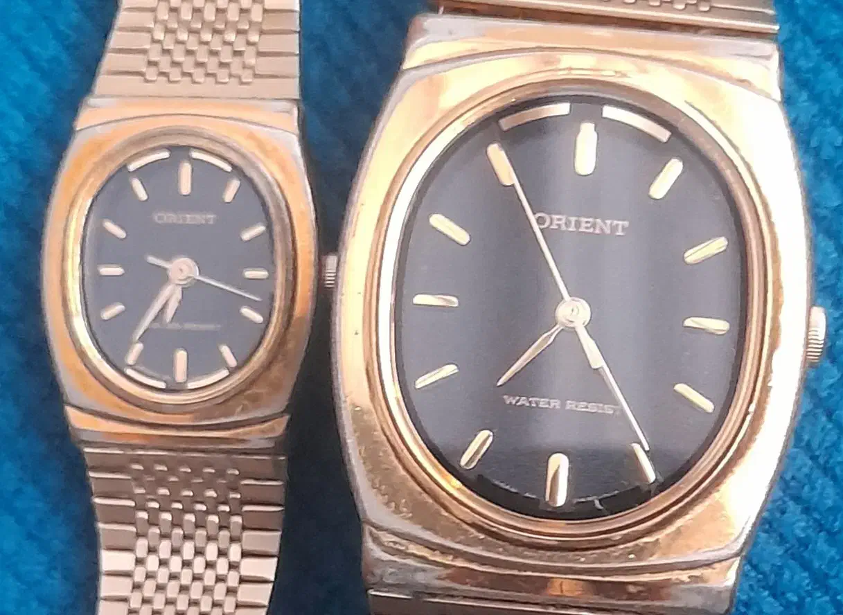 فروش ساعت مچی ست زنانه و مردانه اورینت اصل ژاپن|ساعت|نوشهر, |دیوار