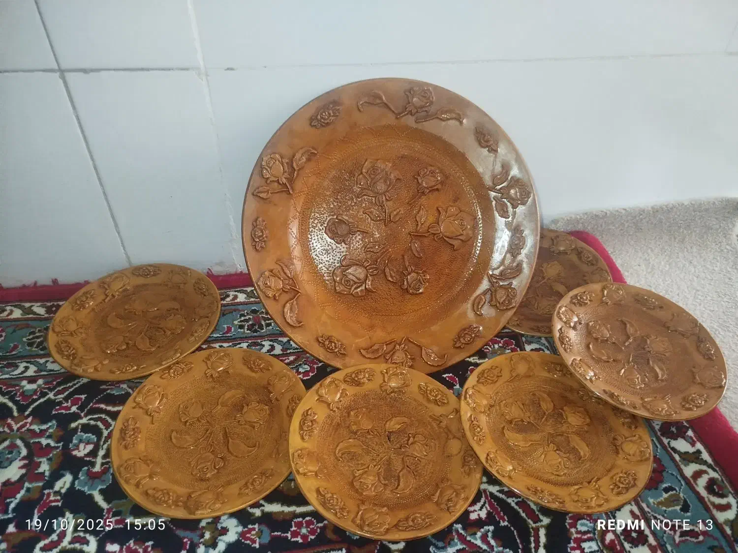 بشقاب پلاستیکی طرح چوب|ظروف سرو و پذیرایی|قم, باجک سه|دیوار