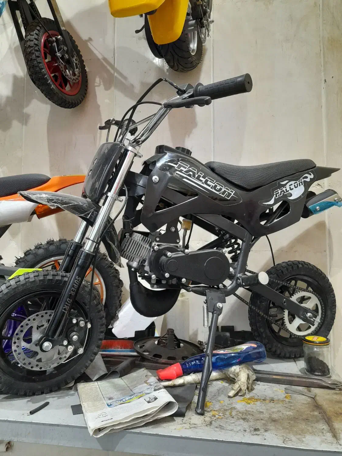 موتور مینی ریس کراس بنزینی ۵۰ تعمیرات لوازم|موتورسیکلت|تهران, مقدم|دیوار