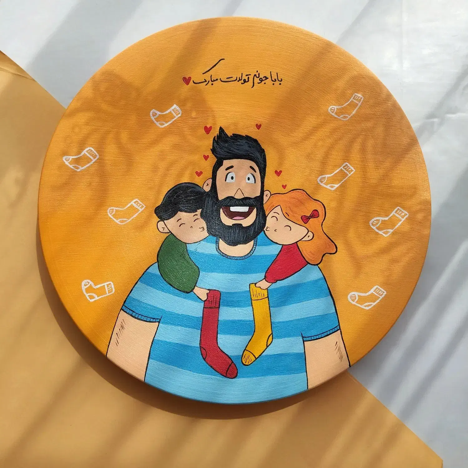 دیوارکوب (بشقاب سفالی) و جاعودی|تابلو، نقاشی، عکس|مشهد, طلاب|دیوار