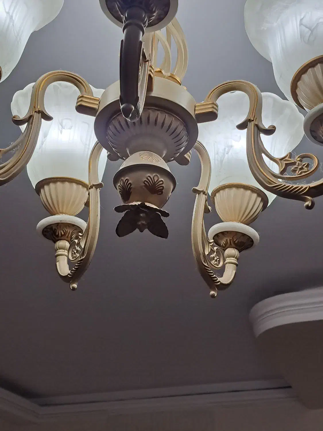 لوستر جفت در حد نو|لوستر و چراغ آویز|تهران, شاهین|دیوار