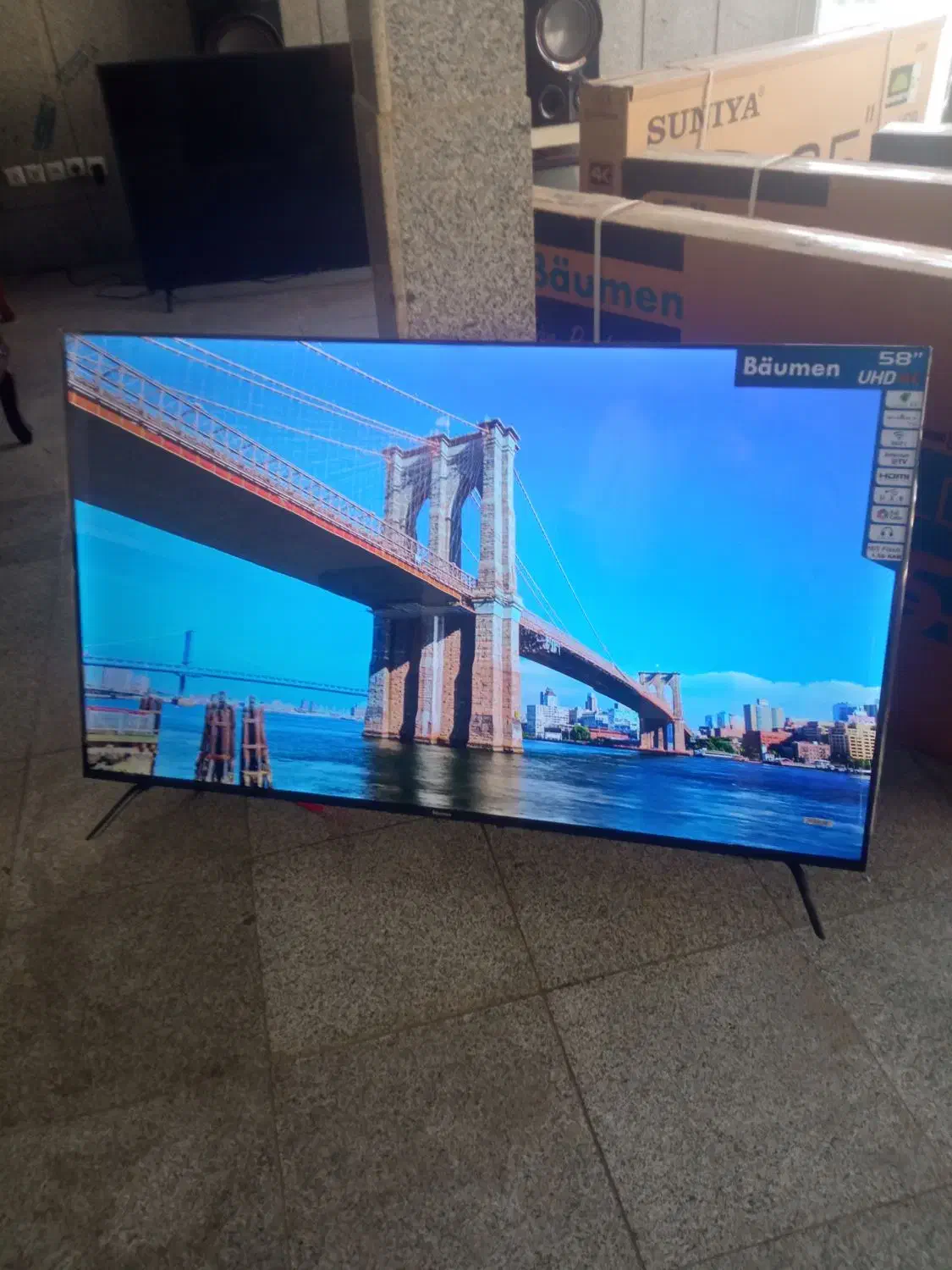 ال ای دی ۶۰اینچ بویمن فورکی اسمارت دوسال گارانتی|تلویزیون و پروژکتور|خرم‌آباد, |دیوار