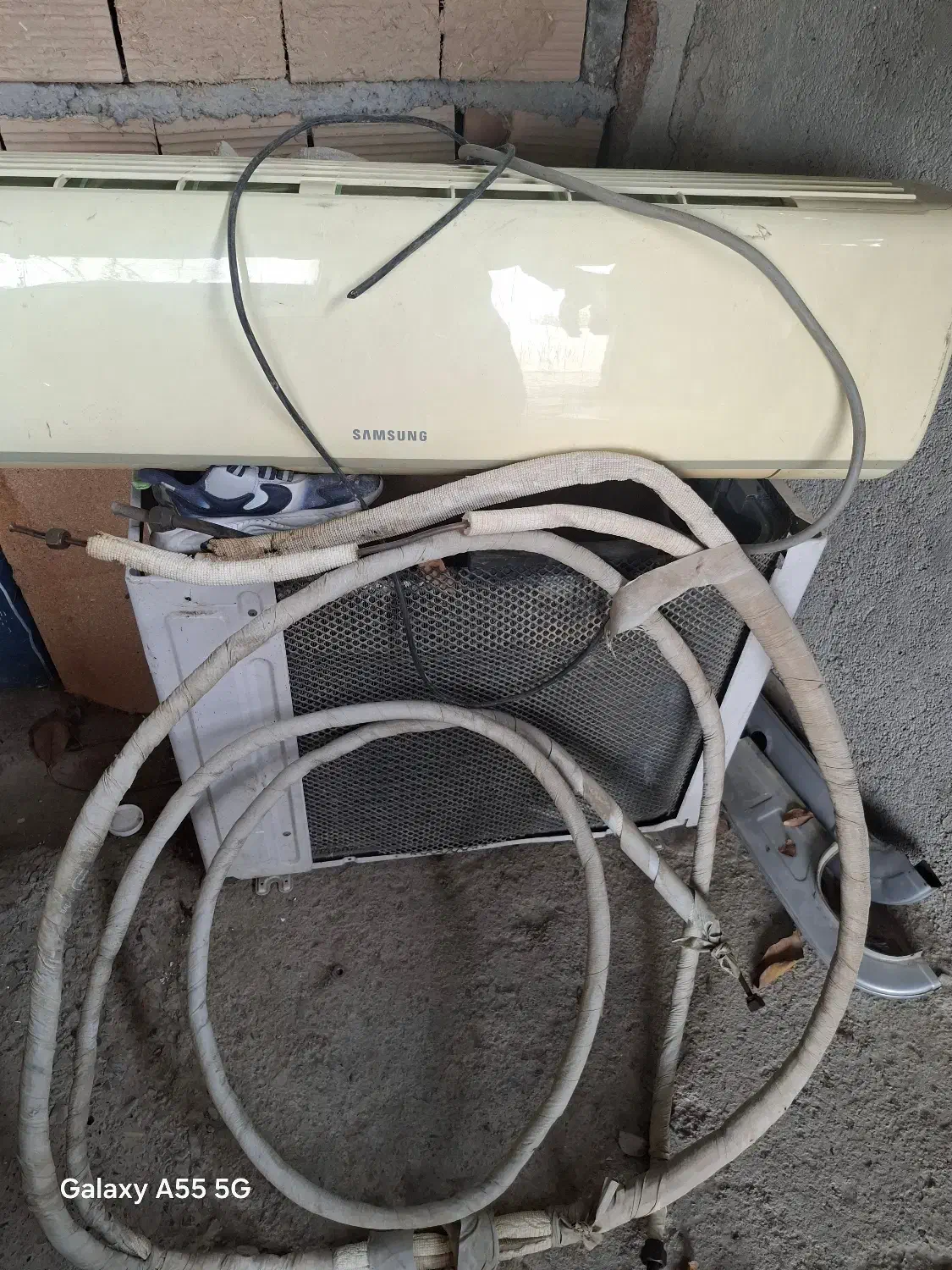 یک عدد کولرموتورسوخته سامسونگ|کولر گازی و فن‌کوئل|آق قلا, |دیوار