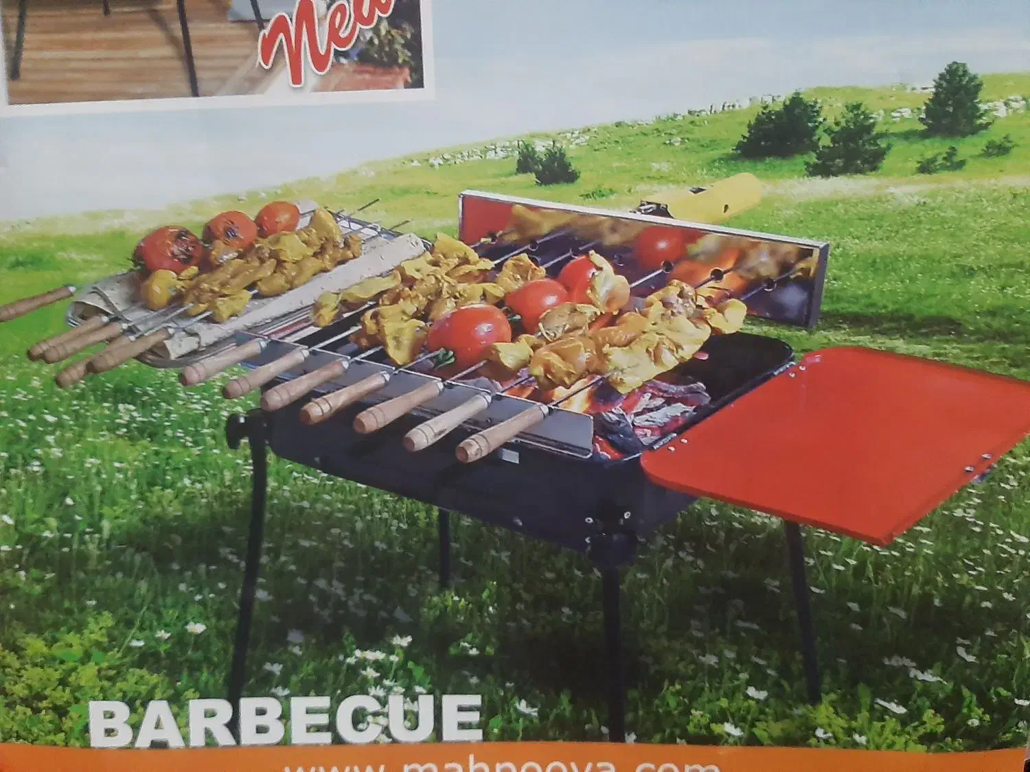 کباب پز دوگانه گازی و ذغالی با سیخ گردان اتوماتیک|اجاق گاز و لوازم برقی پختوپز|محمدشهر, عباس آباد|دیوار