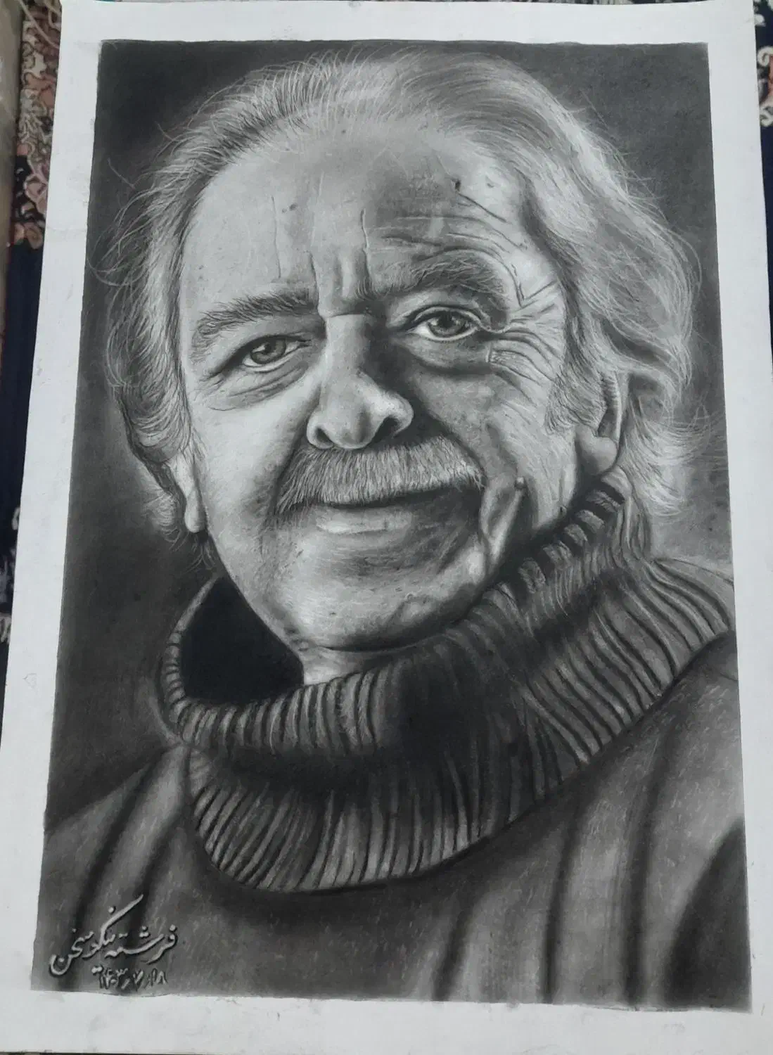 طراحی چهره حرفه ایی روی عکس و طراحی سفارشی مدارس|تابلو، نقاشی، عکس|جهرم, |دیوار