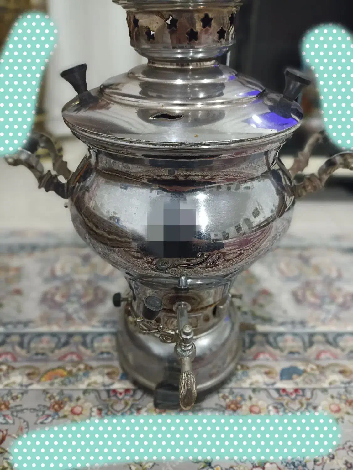 سماور گازی طوفان ۵ لیتری استیل|سماور، چای‌ساز، قهوه‌ساز|خمین, |دیوار