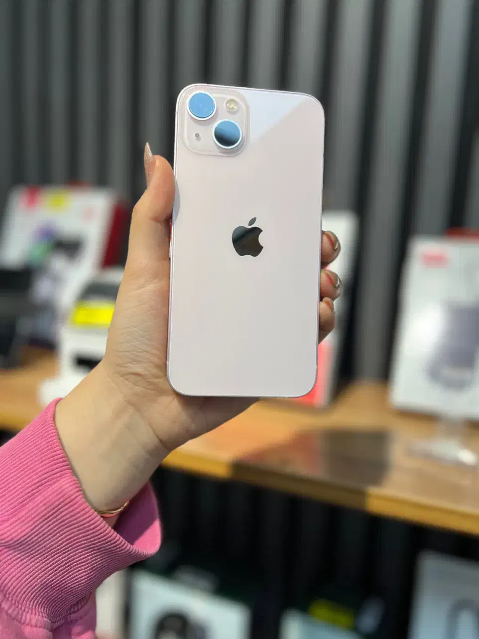 آیفون۱۳نرمال صورتی ch(دوسیم)۵۱۲گیگ استوک|موبایل|ماسال, |دیوار