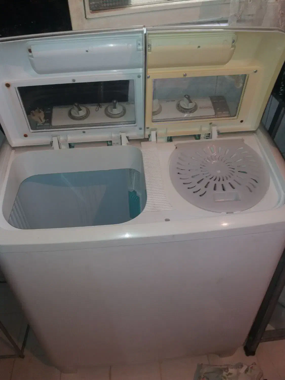 لباسشویی دوقلو تمیز ۱۲ کیلیویی|ماشین لباسشویی و خشک‌کن لباس|پاکدشت, پاکدشت (مامازند)|دیوار