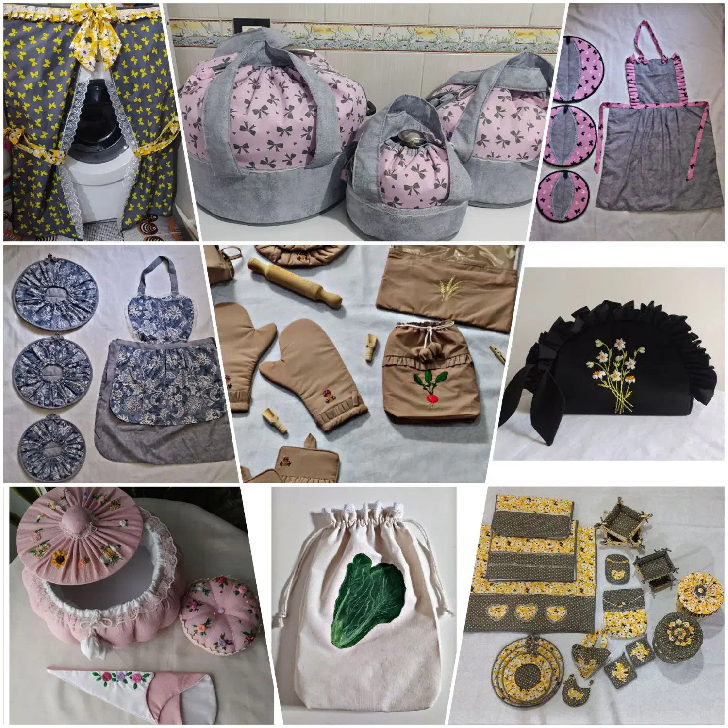 سرویس آشپزخانه|سفره، حوله، دستمال آشپزخانه|اسدآباد, |دیوار