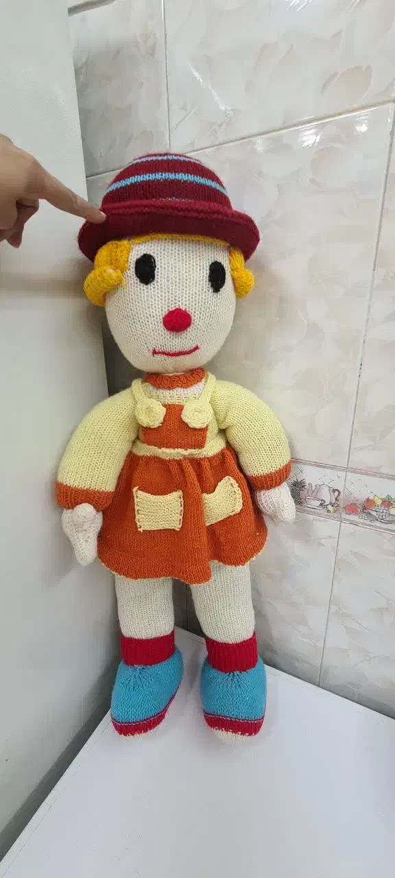 عروسک بافت بزرگ|اسباب‌بازی بچه|مشهد, شیرودی|دیوار