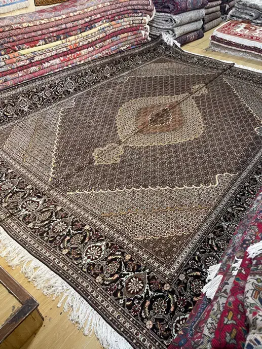 فرش جفت ۱۲ متری ماهی تبریز گل ابریشم|فرش|تهران, سلسبیل شمالی|دیوار