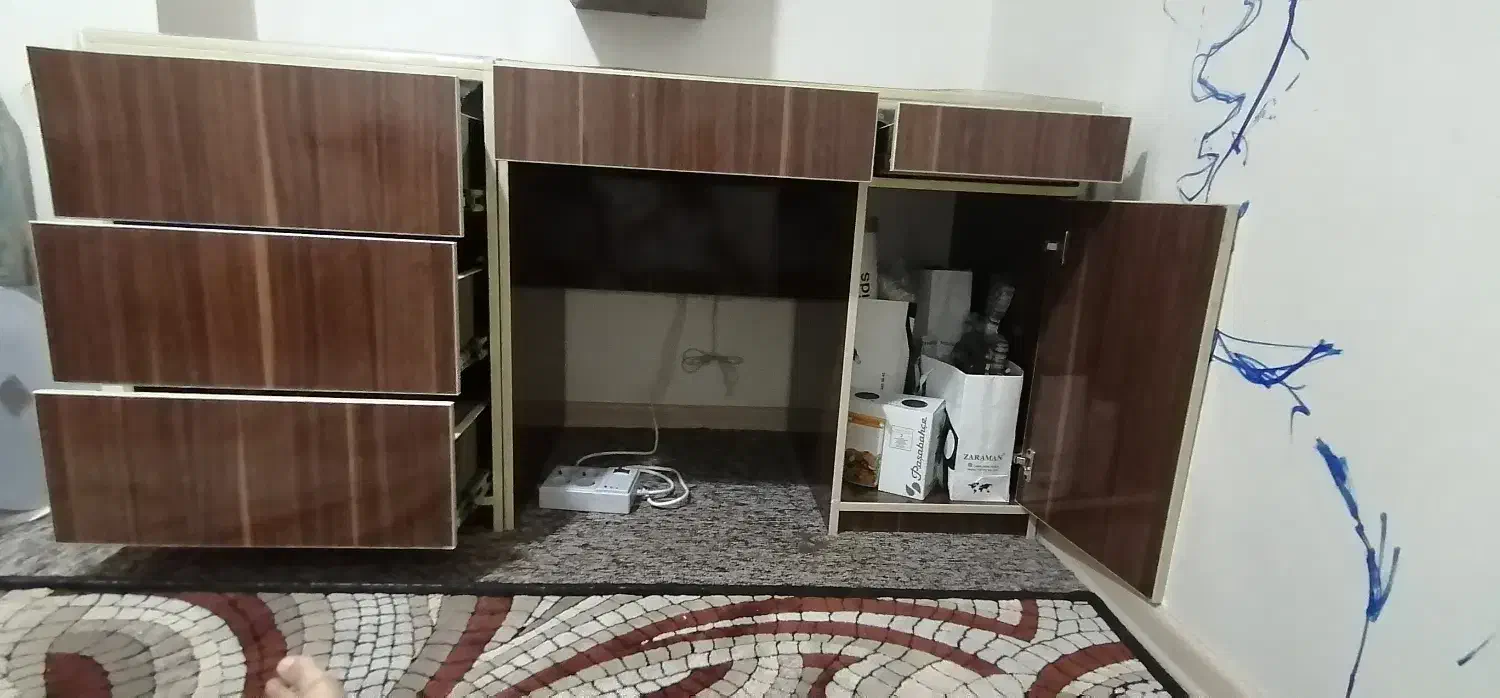 کتابخانه با میز تحریر|کتابخانه، شلف، قفسه‌های دیواری|اهواز, بهارستان|دیوار