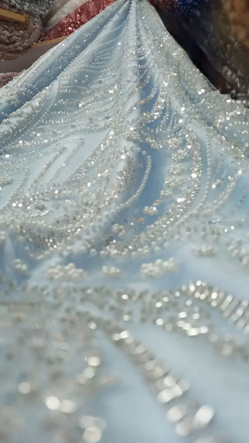 پارچه منجوق دوزی و ملیله دوزی|لوازم خیاطی و بافتنی|قم, شهر قائم|دیوار