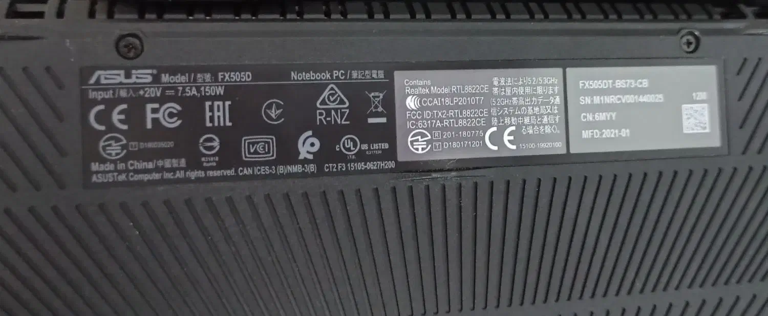 لپ تاپ تاف گیمینگ ایسوس|رایانه همراه|خرم‌آباد, |دیوار