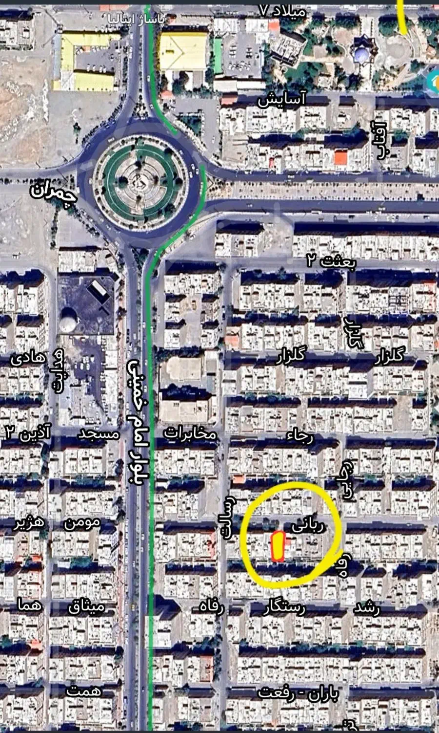 زمین شهرک وایین کوچه ربانی موقعیت عالی|فروش زمین و ملک کلنگی|شهریار, شهرک وائین|دیوار