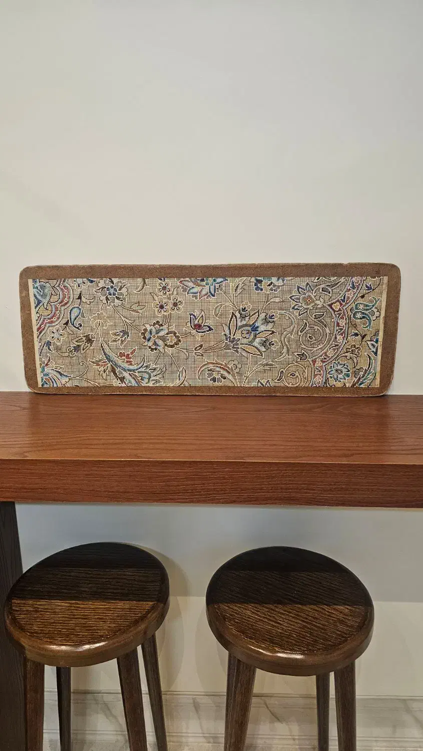 نقشه قالی قدیمی چوبی|کلکسیون اشیاء عتیقه|لنجان, |دیوار