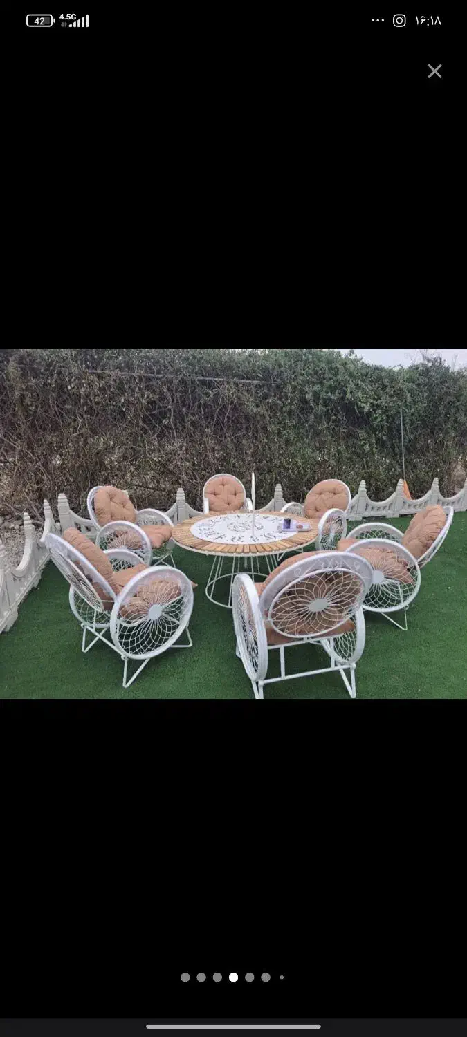 صندلی فضای باز و تابفلزی مستقیم از تولیدی|صندلی و نیمکت|شهریار, رضی آباد بالا|دیوار