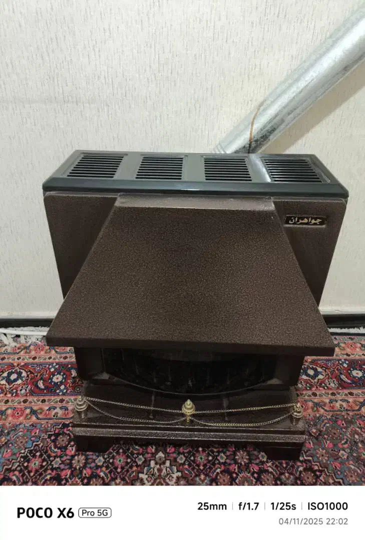 بخاری گازی جواهران در حد نو|بخاری، هیتر، شومینه|قزوین, |دیوار